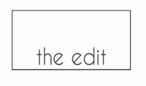 THE EDIT Logo (USPTO, 19.06.2019)