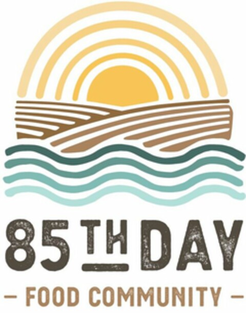 85TH DAY FOOD COMMUNITY Logo (USPTO, 06/27/2019)