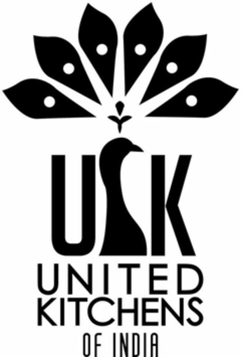 UK UNITED KITCHENS OF INDIA Logo (USPTO, 10/21/2019)