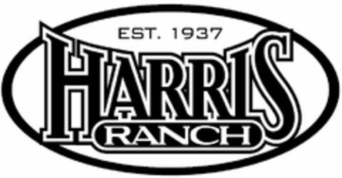 HARRIS RANCH EST. 1937 Logo (USPTO, 11/08/2019)