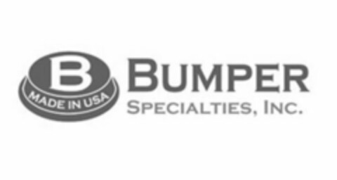 B MADE IN USA BUMPER SPECIALTIES, INC. Logo (USPTO, 21.04.2020)