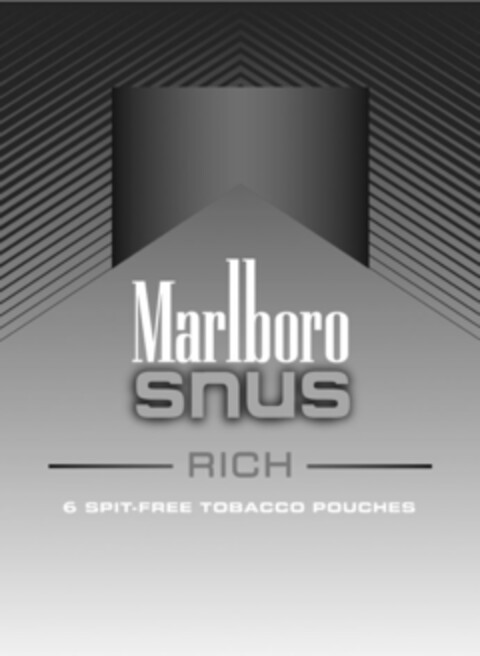 MARLBORO SNUS RICH 6 SPIT-FREE TOBACCO POUCHES Logo (USPTO, 09.01.2009)