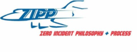 ZIPP ZERO INCIDENT PHILOSOPHY + PROCESS Logo (USPTO, 02/03/2009)