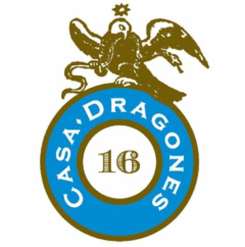 CASA · DRAGONES 16 Logo (USPTO, 06.02.2009)