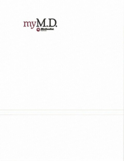 MYM.D. METHODIST HEALTHCARE Logo (USPTO, 05/29/2009)
