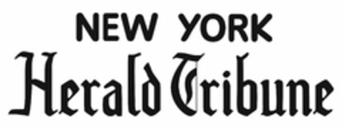 NEW YORK HERALD TRIBUNE Logo (USPTO, 13.07.2009)