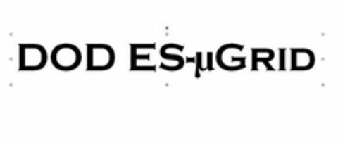 DOD ES-µGRID Logo (USPTO, 26.03.2010)