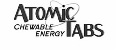 ATOMIC TABS CHEWABLE ENERGY Logo (USPTO, 10/06/2011)