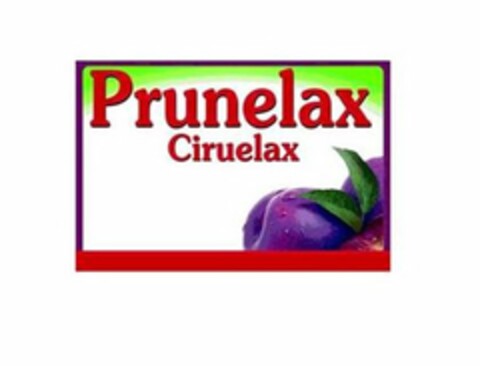 PRUNELAX CIRUELAX Logo (USPTO, 04.01.2012)