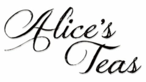 ALICE'S TEAS Logo (USPTO, 15.03.2012)