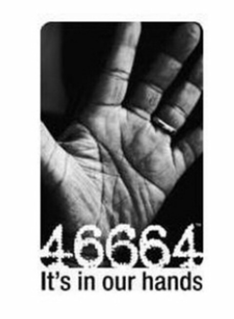 46664 IT'S IN OUR HANDS Logo (USPTO, 08.08.2013)