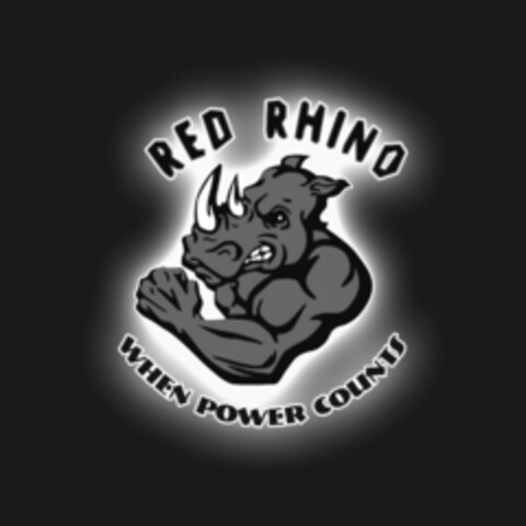 RED RHINO WHEN POWER COUNTS Logo (USPTO, 10.01.2014)