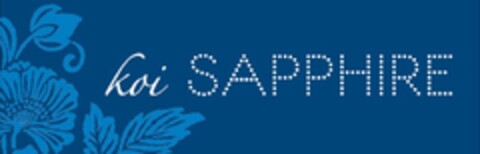 KOI SAPPHIRE Logo (USPTO, 28.04.2014)