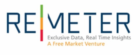 REMETER EXCLUSIVE DATA, REAL TIME INSIGHTS A FREE MARKET VENTURE Logo (USPTO, 06/06/2014)
