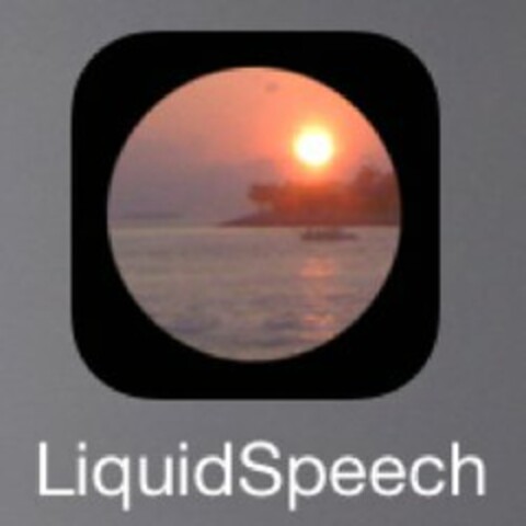 LIQUID SPEECH Logo (USPTO, 18.10.2014)