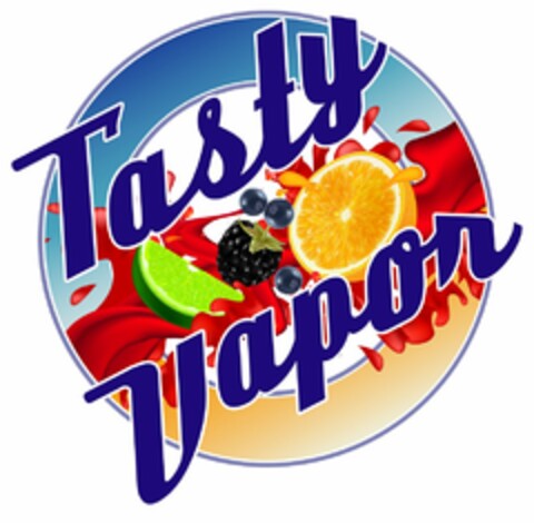 TASTY VAPOR Logo (USPTO, 06.02.2015)