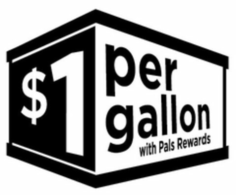 $1 PER GALLON WITH PALS REWARDS Logo (USPTO, 03/20/2015)