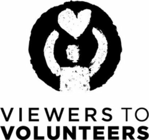 VIEWERS TO VOLUNTEERS Logo (USPTO, 21.05.2015)