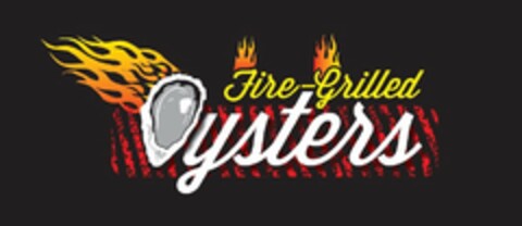 FIRE-GRILLED OYSTERS Logo (USPTO, 05/22/2015)
