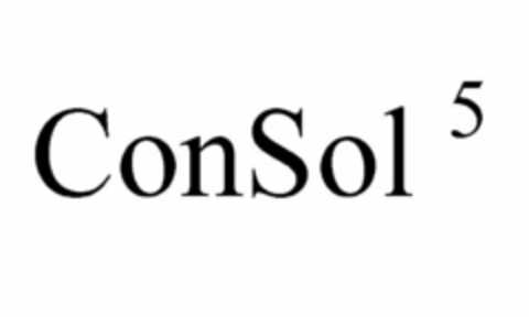 CONSOL 5 Logo (USPTO, 05.06.2015)