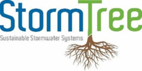 STORMTREE SUSTAINABLE STORMWATER SYSTEMS Logo (USPTO, 09/10/2015)