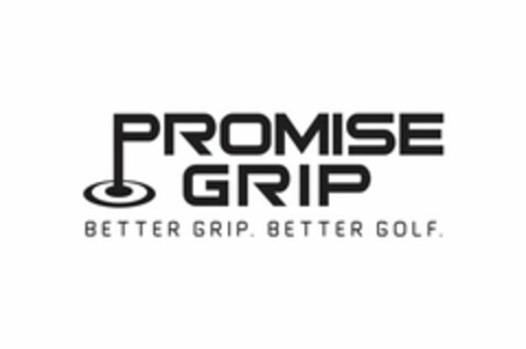 PROMISE GRIP BETTER GRIP. BETTER GOLF. Logo (USPTO, 22.10.2015)