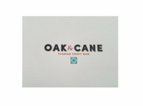 OAK & CANE FLORIDA CRAFT RUM Logo (USPTO, 04/07/2016)