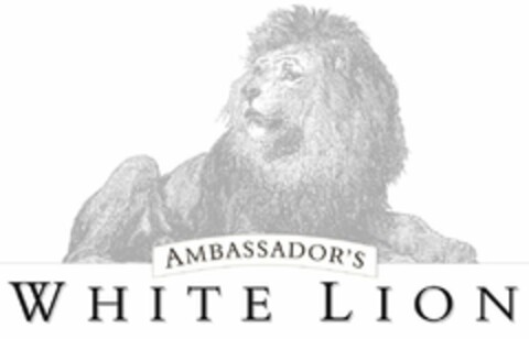 AMBASSADOR'S WHITE LION Logo (USPTO, 26.07.2016)