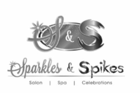 S & S SPARKLES & SPIKES SALON | SPA | CELEBRATIONS Logo (USPTO, 22.02.2017)