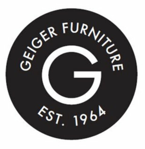 G GEIGER FURNITURE EST. 1964 Logo (USPTO, 16.03.2017)