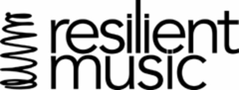 RESILIENT MUSIC Logo (USPTO, 21.04.2017)