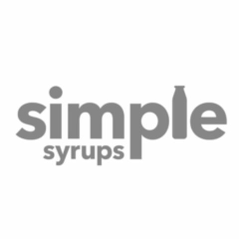 SIMPLE SYRUPS Logo (USPTO, 31.05.2017)