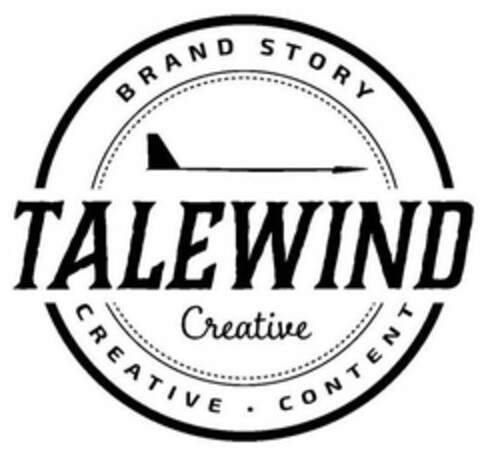 TALEWIND CREATIVE BRAND STORY CREATIVE · CONTENT Logo (USPTO, 09/07/2017)