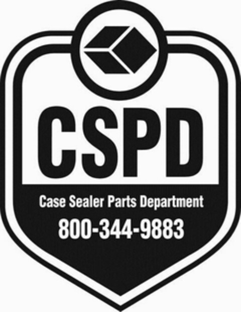 CSPD CASE SEALER PARTS DEPARTMENT Logo (USPTO, 29.09.2017)