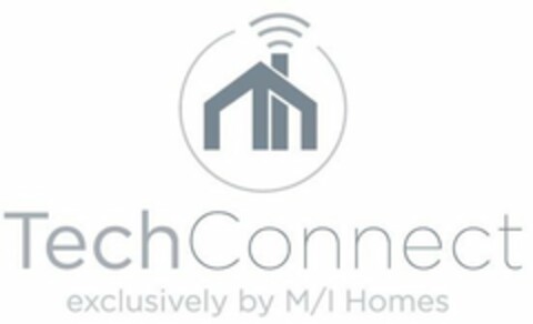 TECHCONNECT EXCLUSIVELY BY M/I HOMES Logo (USPTO, 10/19/2017)