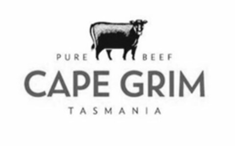 CAPE GRIM PURE BEEF TASMANIA Logo (USPTO, 03/08/2018)