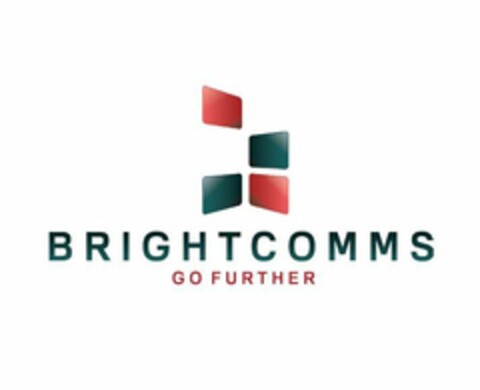 BRIGHTCOMMS GO FURTHER Logo (USPTO, 15.03.2018)