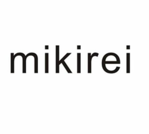 MIKIREI Logo (USPTO, 04/12/2018)