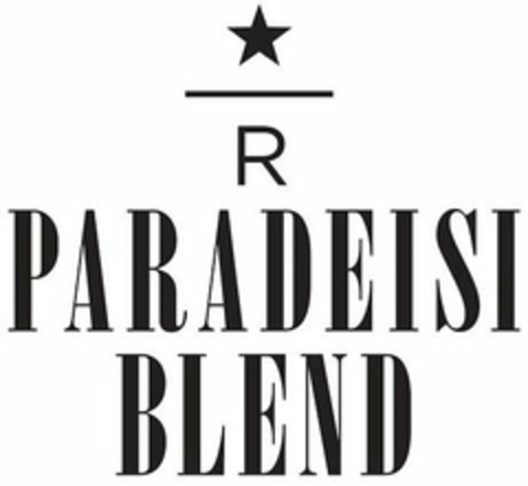 R PARADEISI BLEND Logo (USPTO, 03.05.2018)