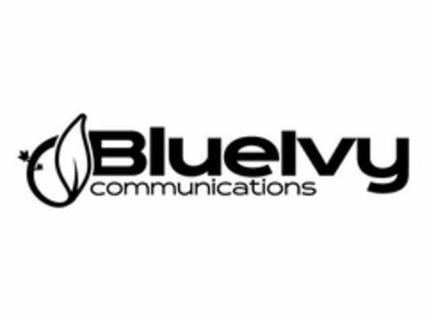 BLUEIVY COMMUNICATIONS Logo (USPTO, 05/08/2018)