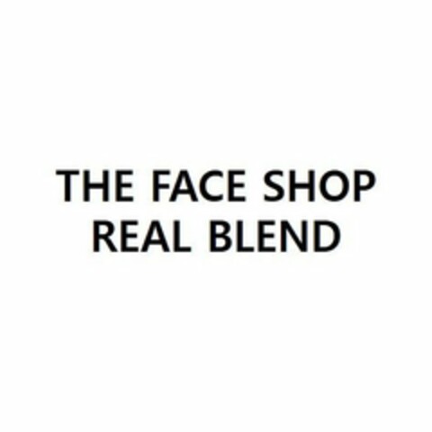 THE FACE SHOP REAL BLEND Logo (USPTO, 22.06.2018)