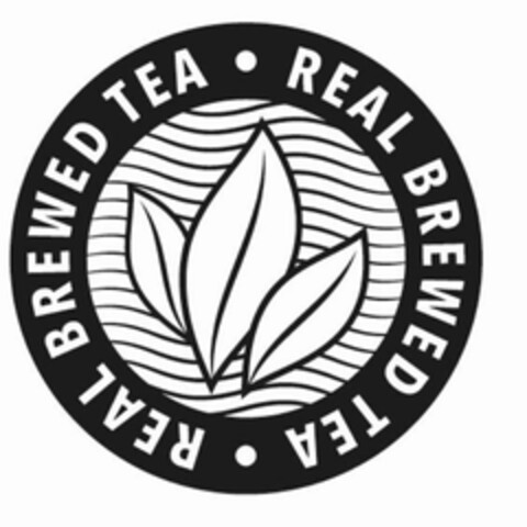 · REAL BREWED TEA · Logo (USPTO, 27.09.2018)