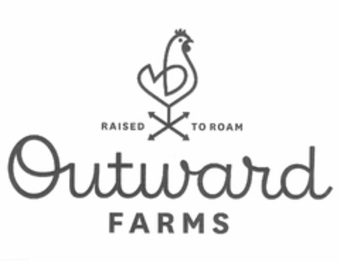 RAISED TO ROAM OUTWARD FARMS Logo (USPTO, 21.03.2019)