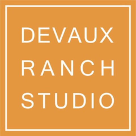 DEVAUX RANCH STUDIO Logo (USPTO, 09/30/2019)