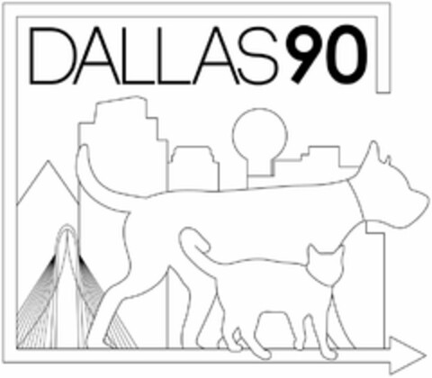 DALLAS 90 Logo (USPTO, 12.02.2020)