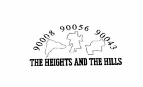 90008 90056 90043 THE HEIGHTS AND THE HILLS Logo (USPTO, 05/18/2020)