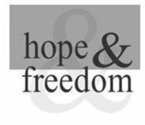 HOPE & FREEDOM Logo (USPTO, 16.07.2020)