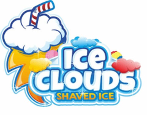 ICE CLOUDS SHAVED ICE Logo (USPTO, 10.08.2020)