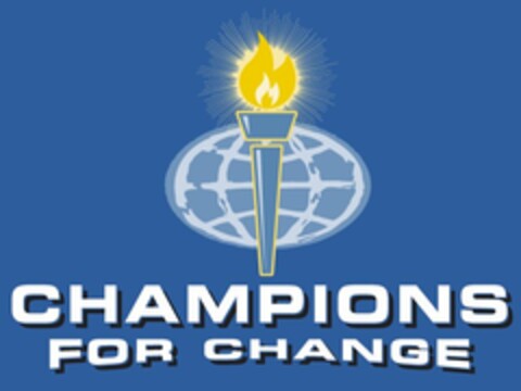 CHAMPIONS FOR CHANGE Logo (USPTO, 18.12.2009)