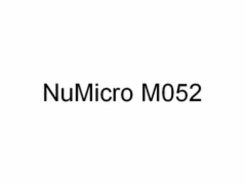 NUMICRO M052 Logo (USPTO, 10.08.2010)